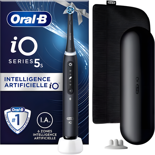 Brosse à Dents Électrique Oral-B iO5 Noir Mat